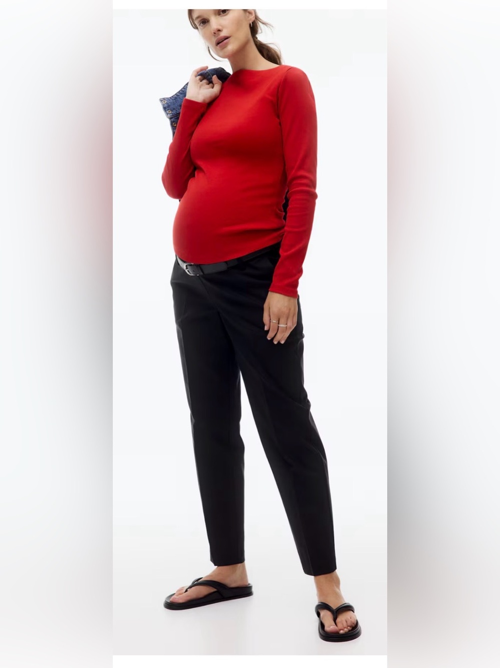 H&M Black Maternity Slacks
